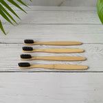 ORINJA Bamboo Toothbrush – Pack of 4 X 1